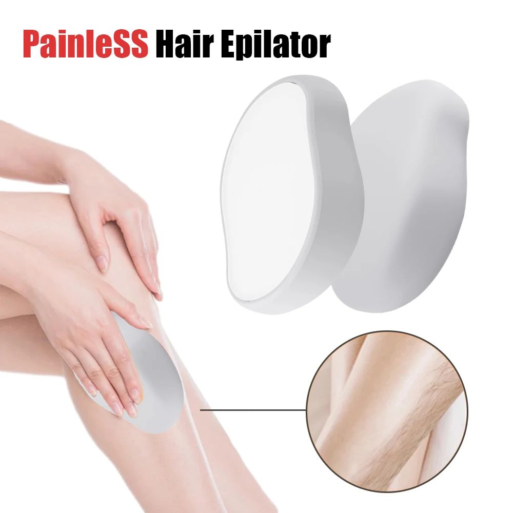 Crystal Epil Hair Removal Eraser Painless Safe Reusable Easy Clean Depilation Tool Physical Glass Hair Removal Body Beauty Eraser