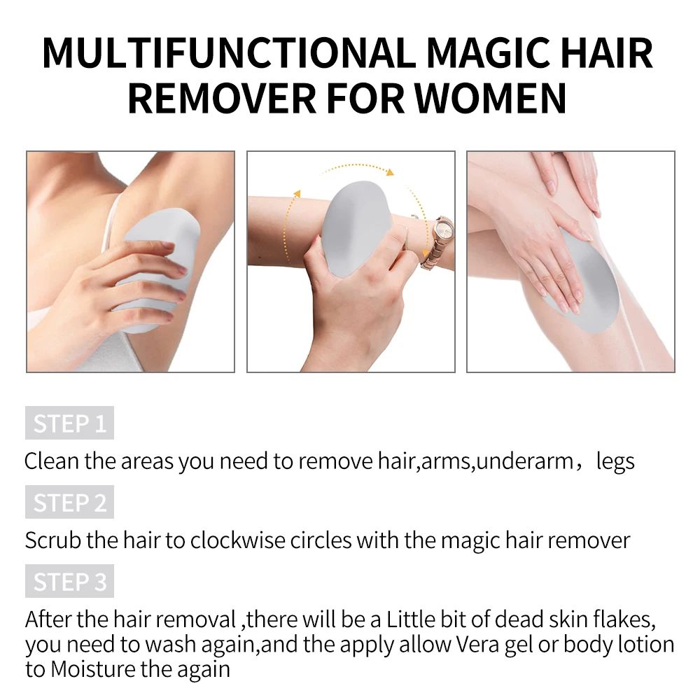 Crystal Epil Hair Removal Eraser Painless Safe Reusable Easy Clean Depilation Tool Physical Glass Hair Removal Body Beauty Eraser